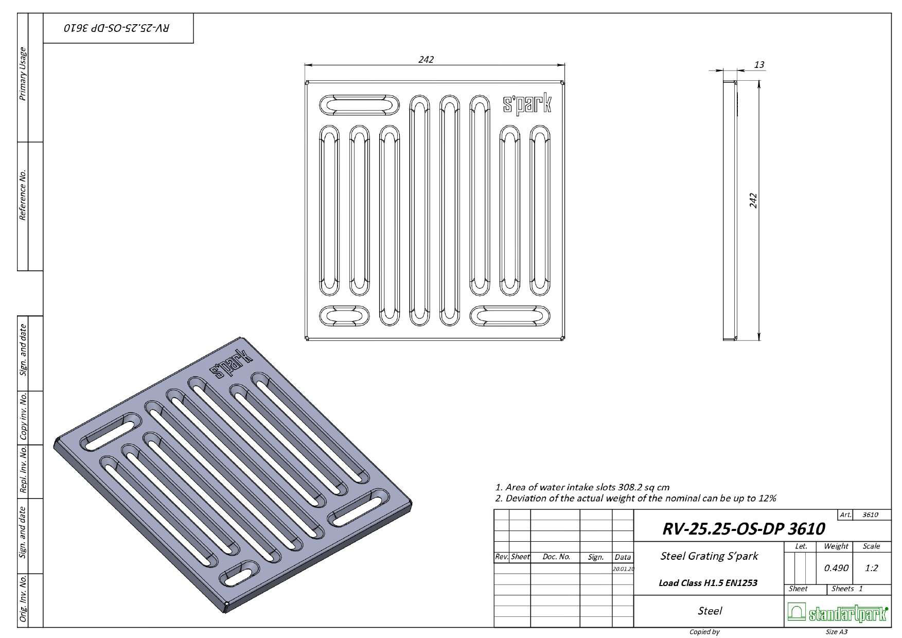 revizni-sachta-vodaland-easy-s-pozinkovanym-rostem-250-x-250-mm-rost